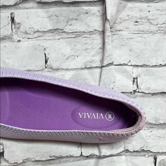 Purple Pointed Toe Flats in Suede - Picture 5 of 5